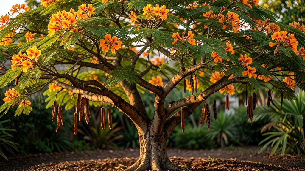 Poinciana Tree Seed Pods: Stress-Free Harvesting for Viable Year-Round Planting