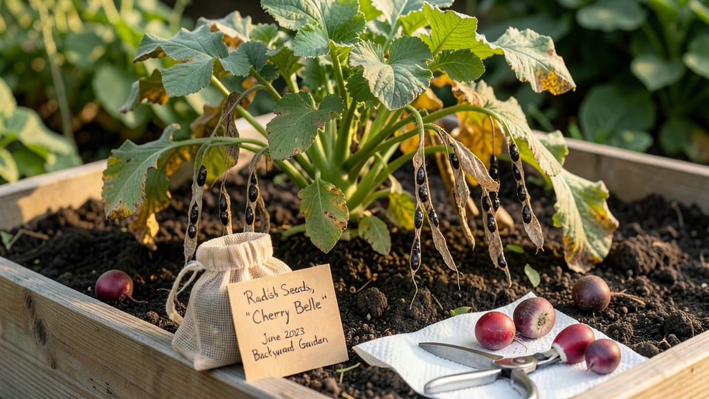 Radish Seed Saving: Stress-Free Pods That Split Open Naturally