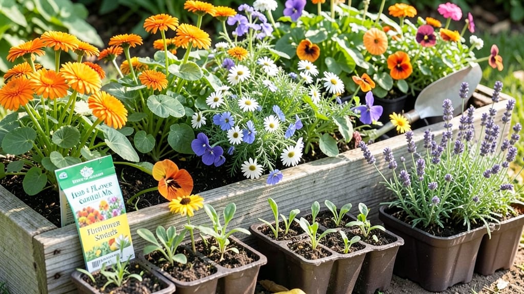 Edible Flower Seed Mix: Pollinator-Friendly Blooms in Every Garden
