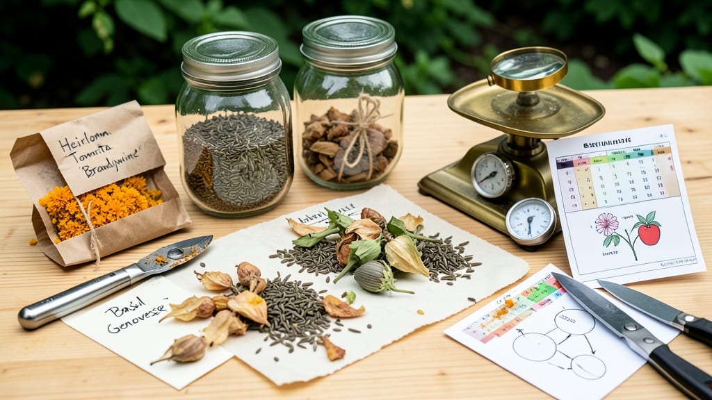 Seed Saving Chart: Plant Life Cycle Stages for Year-Round Success