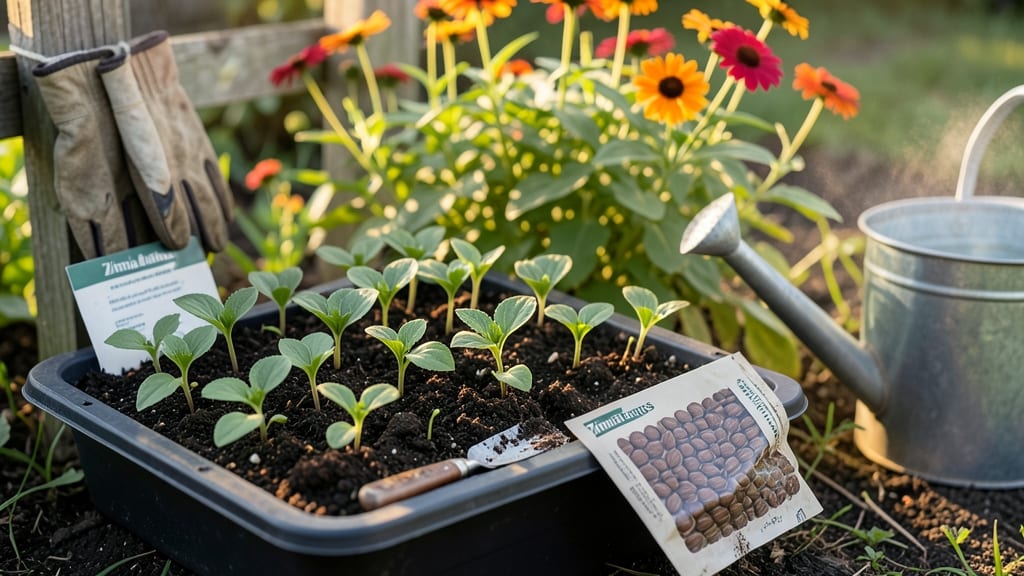 Zinnia From Seed To Flower: Sunburst Blooms in 60 Days