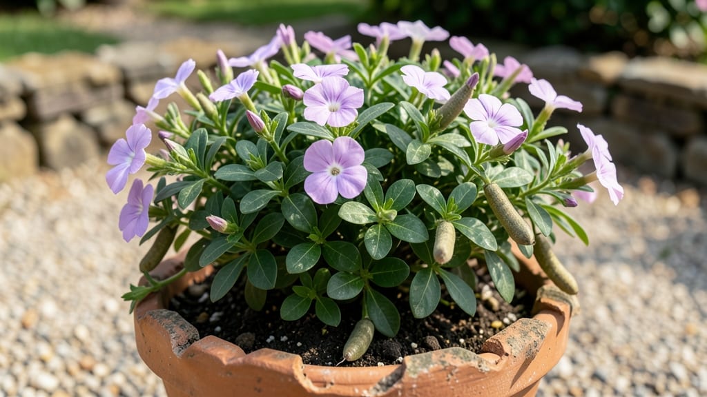 Vinca Seed Pods: Cold-Stressed Blooms That Open Naturally