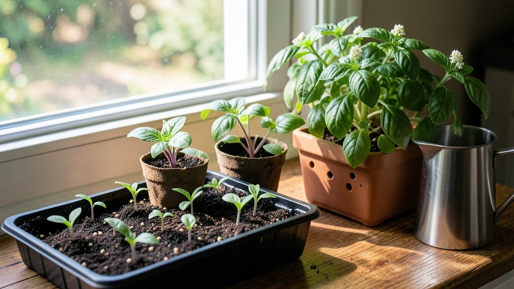 Growing Basil From Seed in Containers: Thriving Herbs With Zero Fuss Care