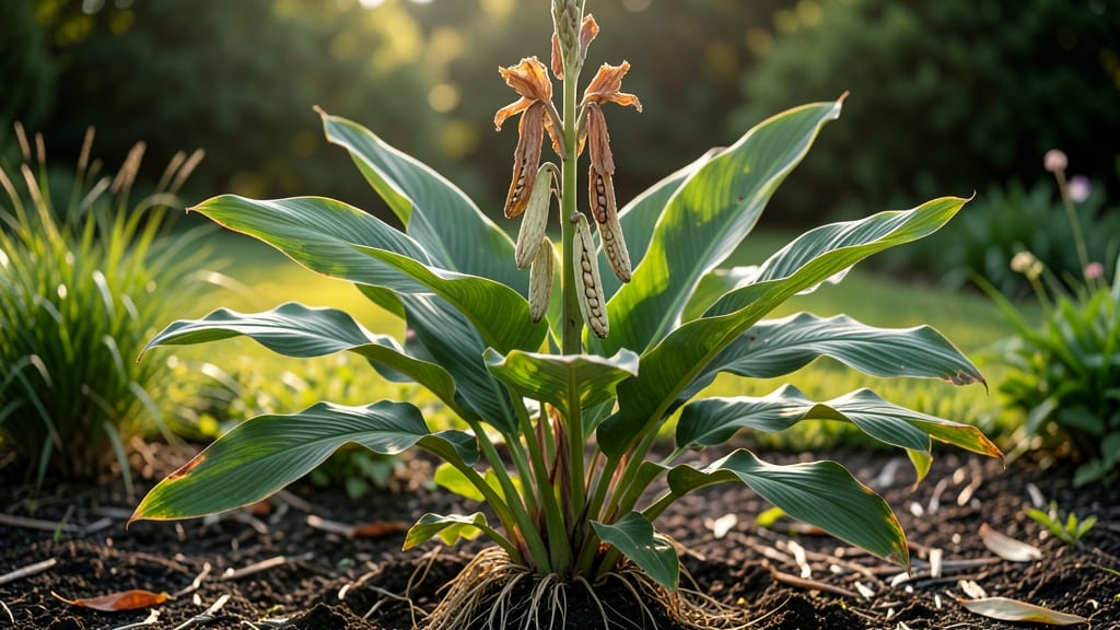 Canna Lily Seed Pods: Natural Split-Open Mechanism for Effortless Seed Extraction