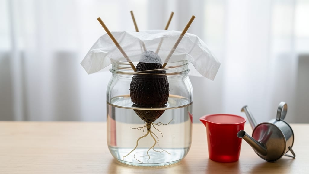 How to Grow an Avocado Seed in Water: Root Sprouts in 2 Weeks
