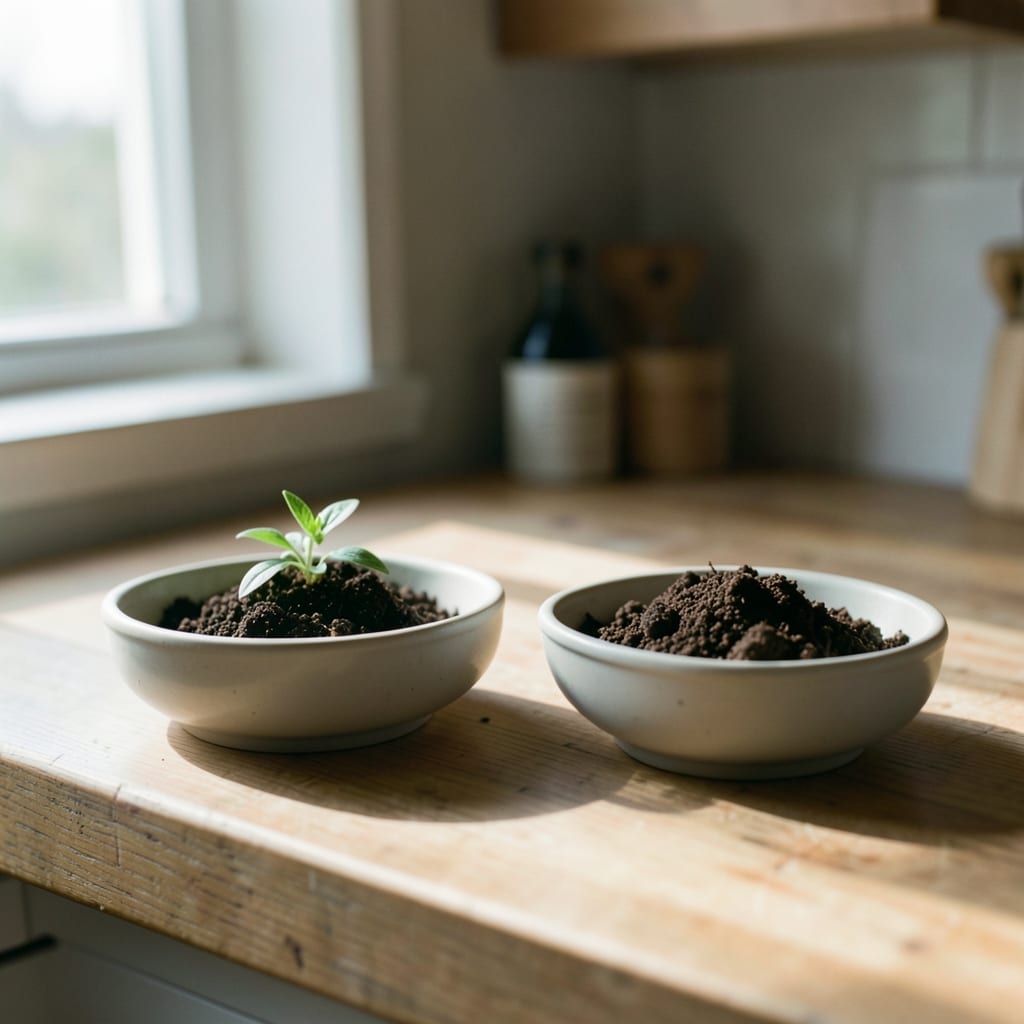 Two versions of the same dish, side by side