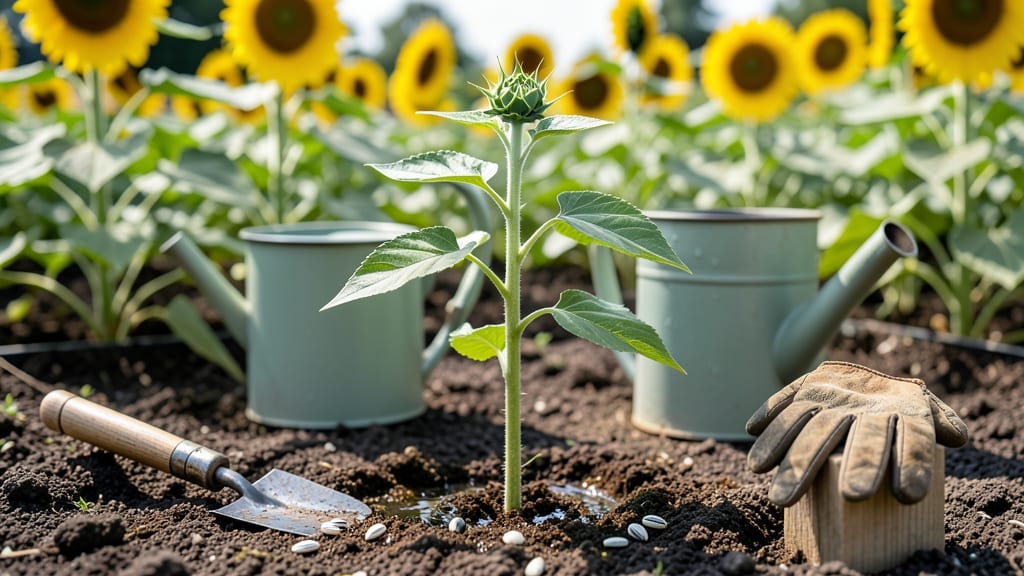 Sunflower Seed Growth: Prevent Twisting Pods for Effortless Seed Saving