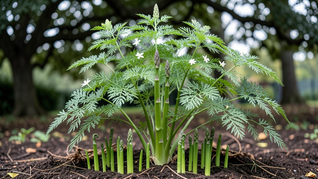 Seed Stages of Growing Asparagus: From Crown Planting to Spear Harvest in 3 Years
