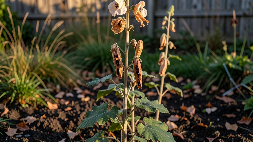 Hollyhocks Seed Pods: Stress-Free Harvesting for Viable Seeds Year-Round