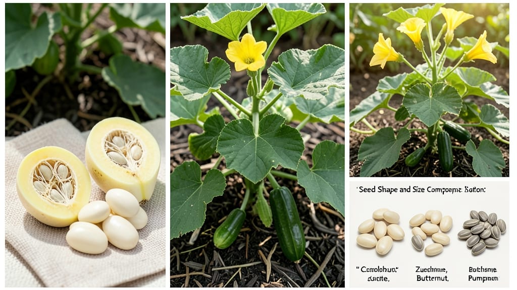 Squash Seed Identification: Visual Guide to Mature vs Immature Seeds