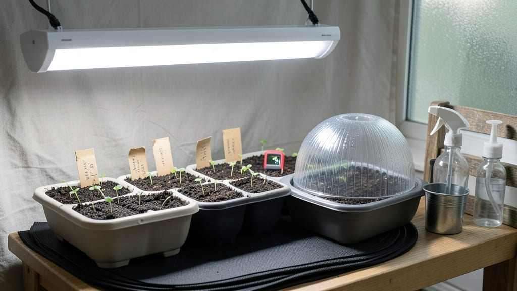 Seed Starting Kit With Light: Grow Vigorous Seedlings Indoors
