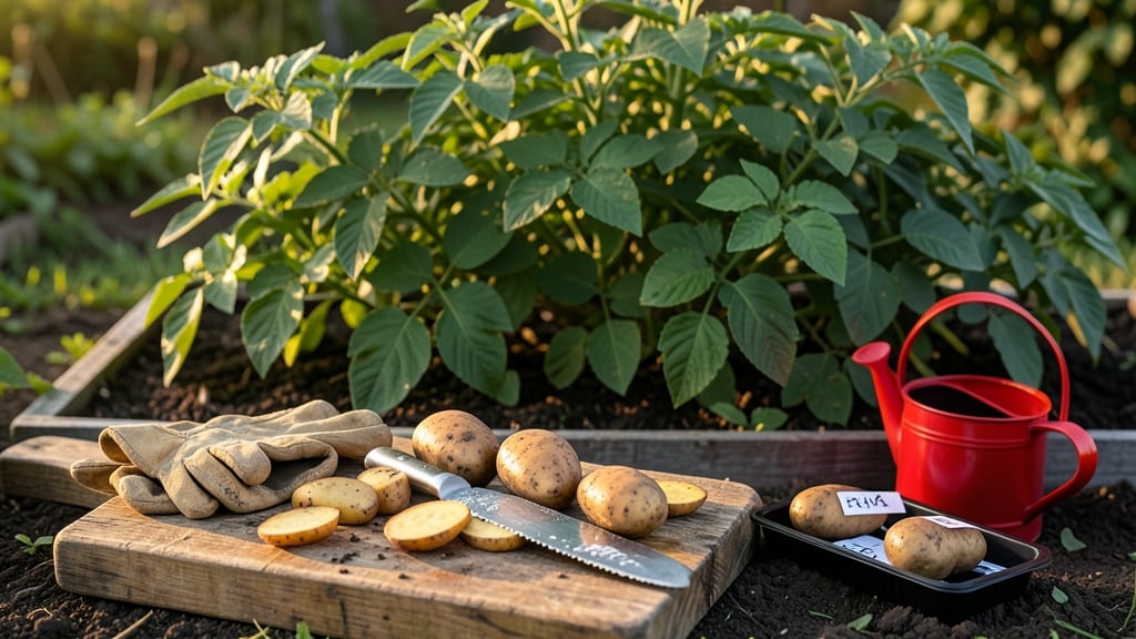 How to Cut Seed Potatoes for Planting: The Exact Knife Technique for Maximum Roots