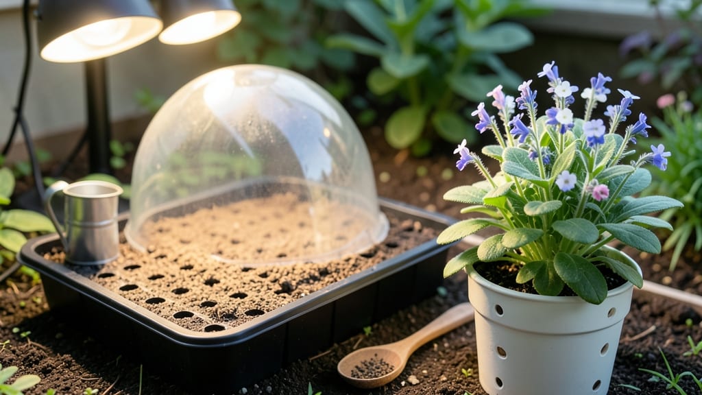 How To Grow Forget-Me-Nots From Seed Indoors: Blooming Blue Beauty in 6 Weeks